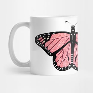 Red Butterfly Mug